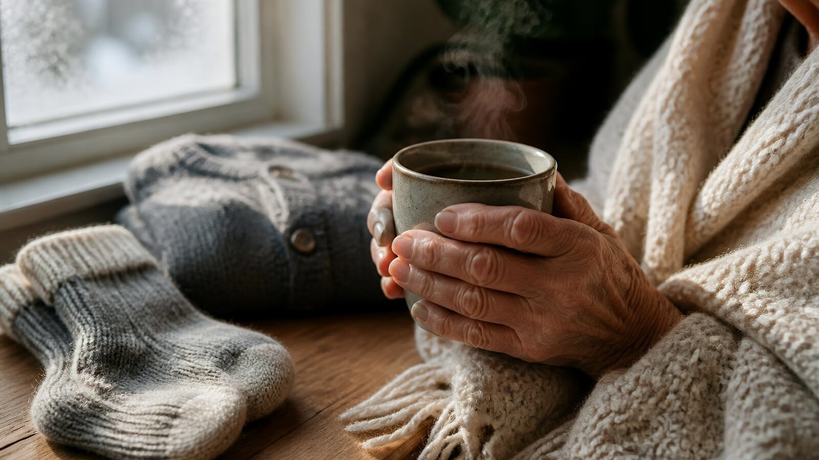 Pourquoi les personnes âgées ont froid : causes et risques réels